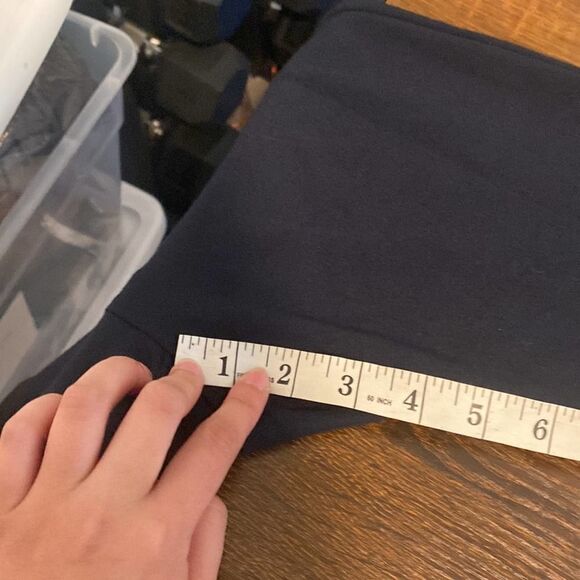 Women’s Bailey 44 Navy Blue Laser Cut Knit Pants Size XS GUC Preowned - Picture 8 of 10